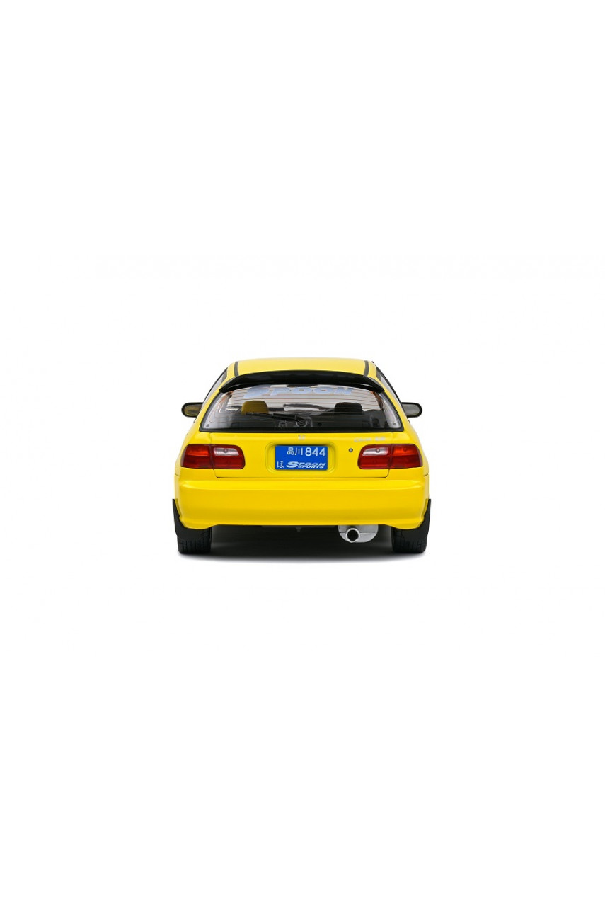Honda Civic EG6 Spoon 1/18 Solido - Giallo Carnival, Modellino Scala